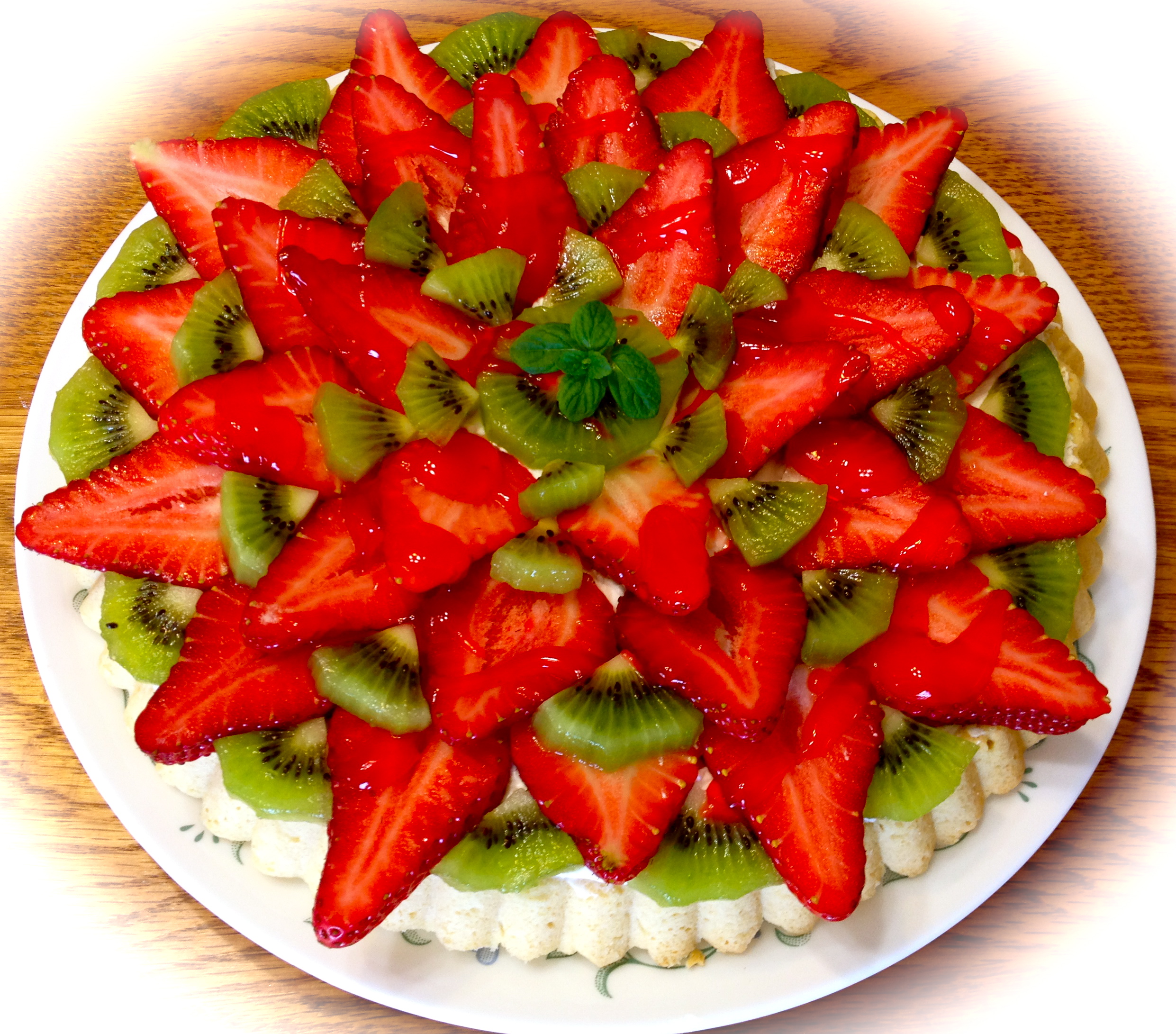 Fresh Fruit Tart Pizza Cookie